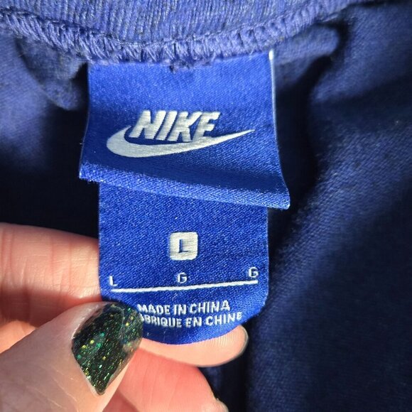 Nike Cotton Terry Short 10" - L Navy - Picture 4 of 5